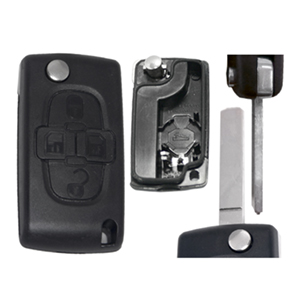 CAPA CHAVE CITROEN S/PILHA 4 BOTOES